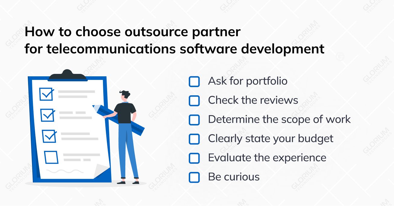 How to choose outsource partner  for telecommunications software development